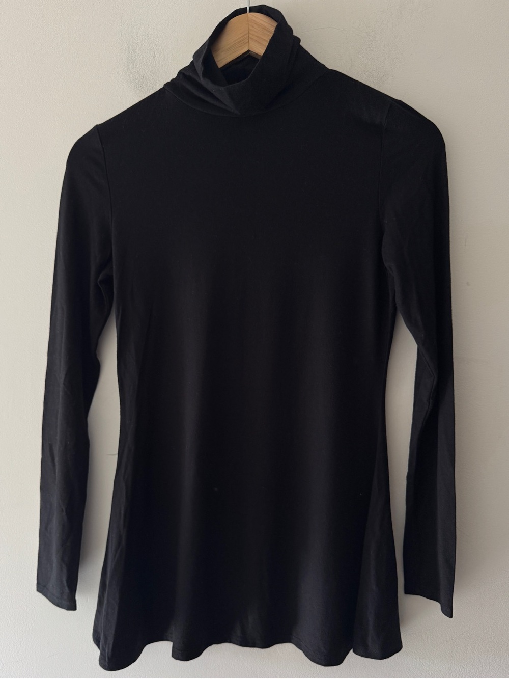 Boston Proper Black Long Sleeve Turtleneck